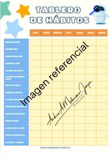 Tablero de Hábitos robot